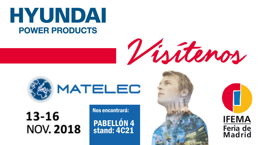 Hyundai Power presents all new products for 2019 at Matelec 2018